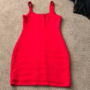 Red dress